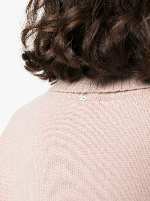 roll-neck knitted jumper