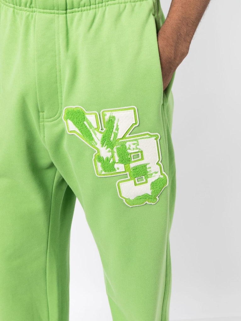 GFX FT logo-patch cotton track pants
