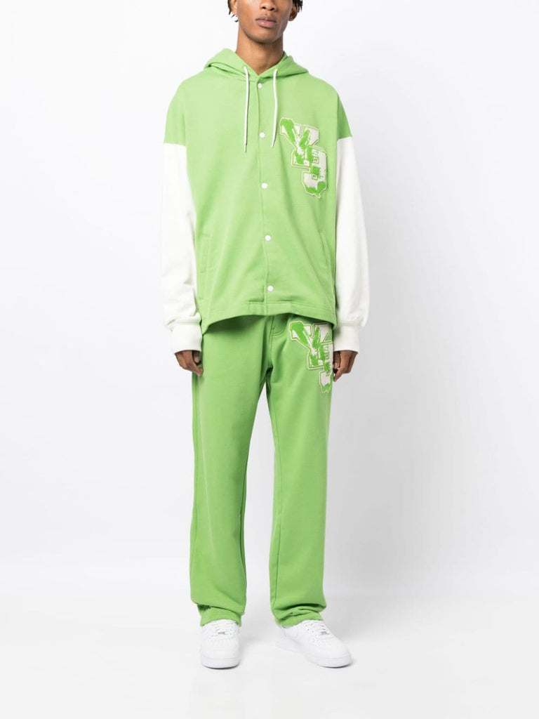 GFX FT logo-patch cotton track pants
