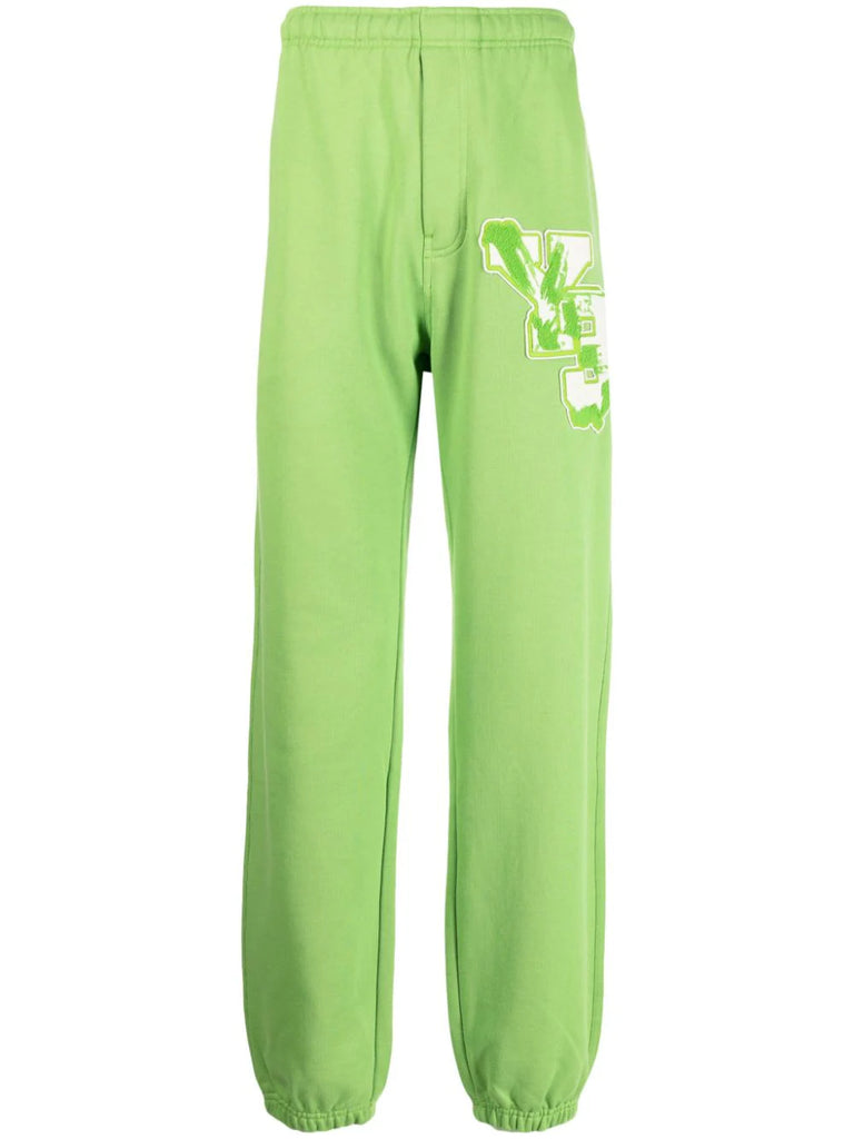 GFX FT logo-patch cotton track pants