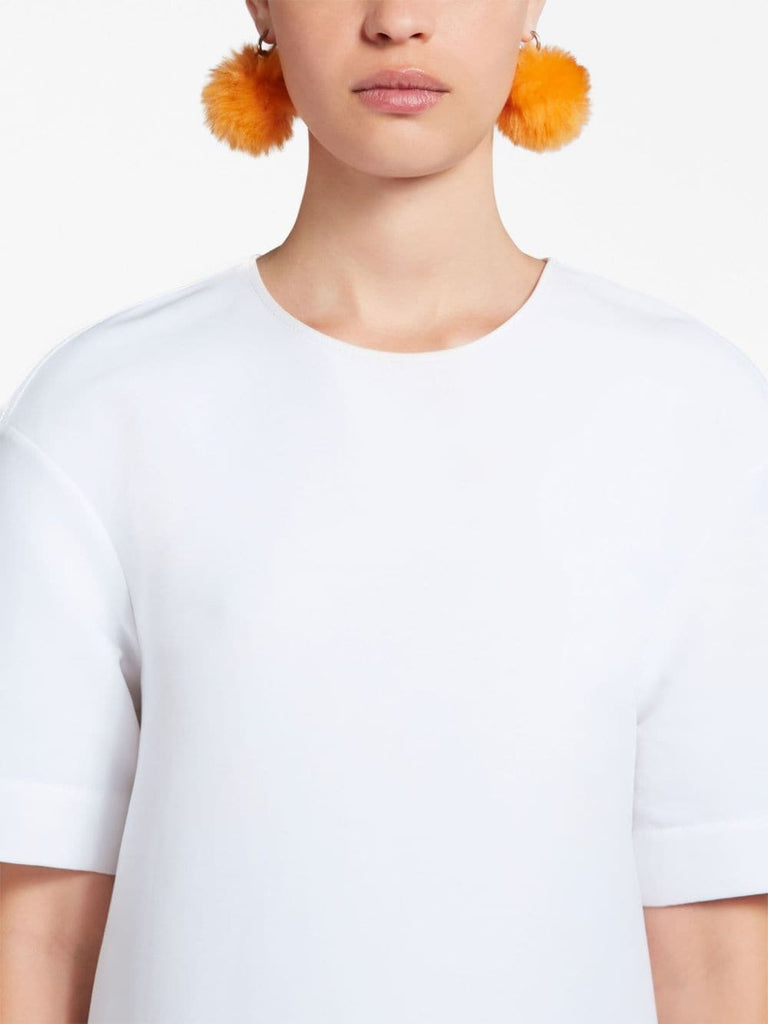kurzärmliges Minikleid aus Baumwolle