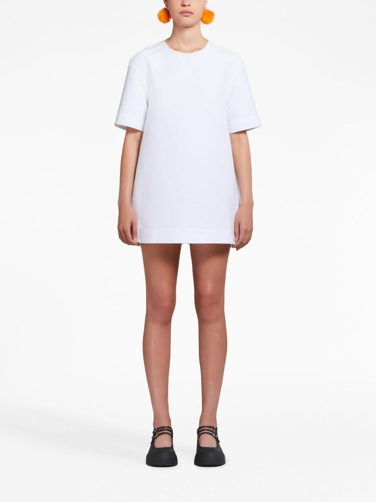 kurzärmliges Minikleid aus Baumwolle