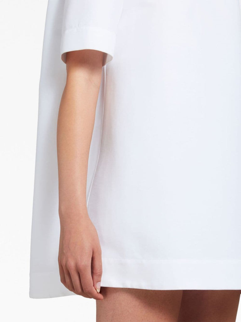 kurzärmliges Minikleid aus Baumwolle