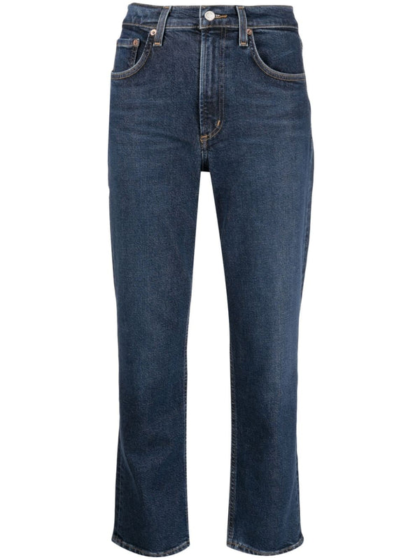 Kye straight-leg cropped denim jeans