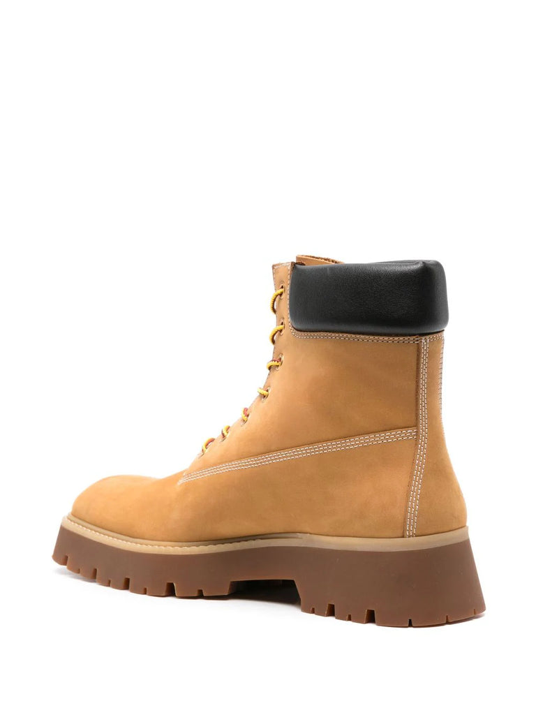 Throttle lace-up boots