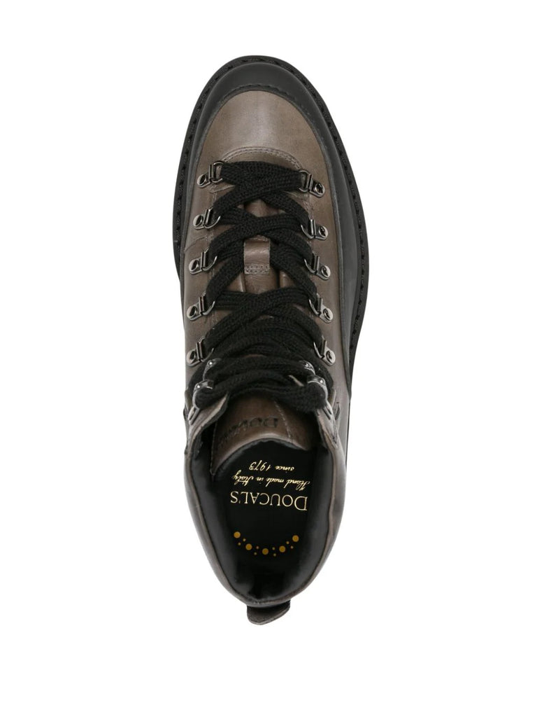 lace-up leather ankle boots