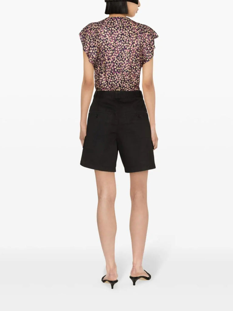 Lisette cotton cargo shorts