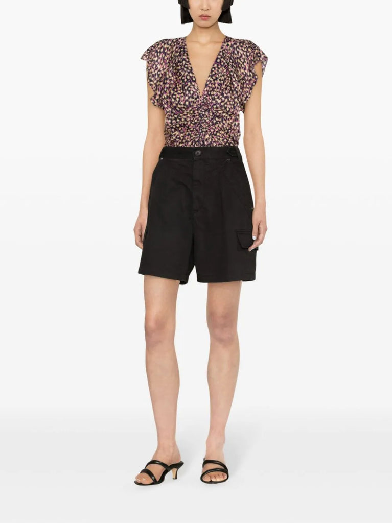 Lisette cotton cargo shorts