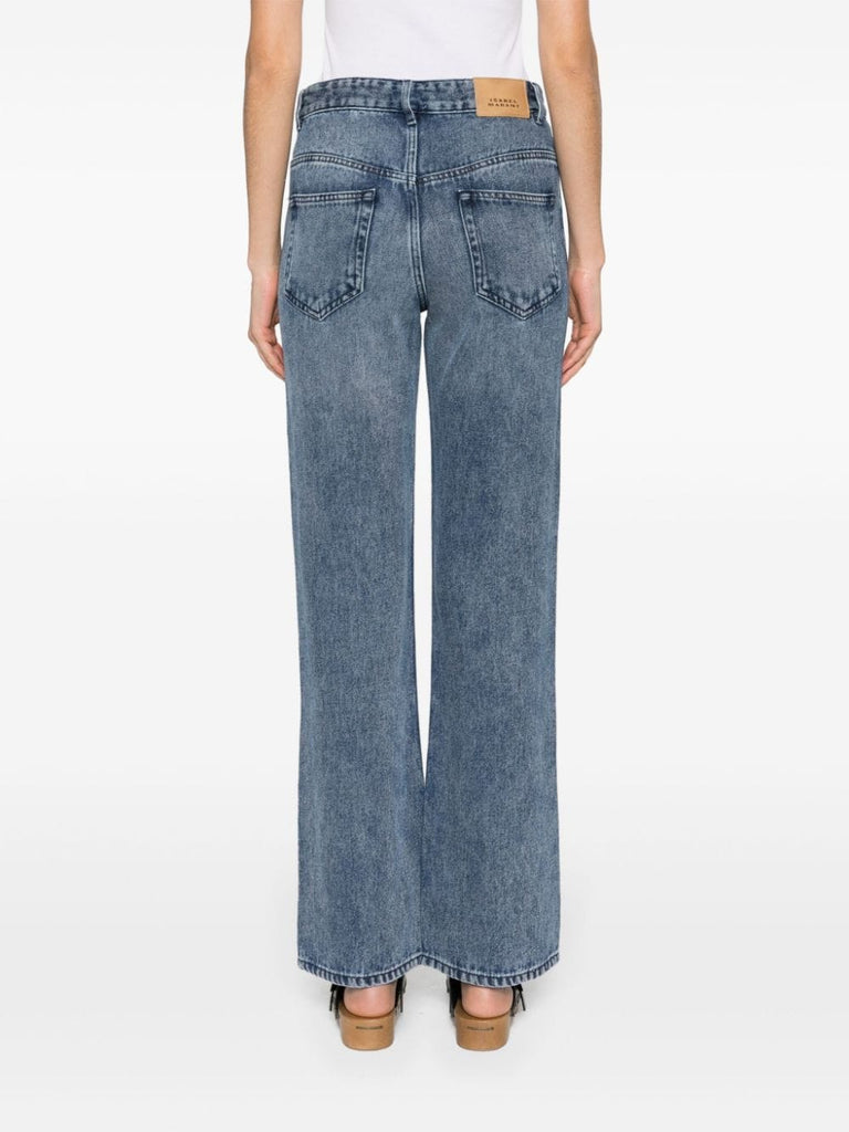 Belvira high-rise bootcut denim  jeans