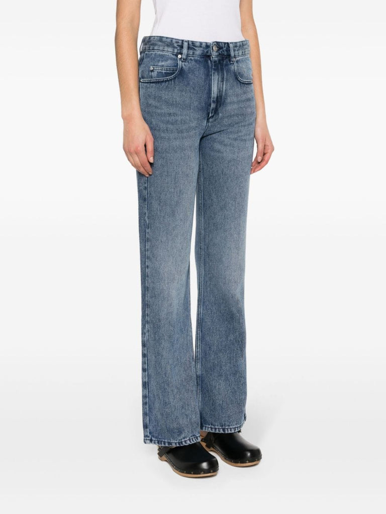 Belvira high-rise bootcut denim  jeans