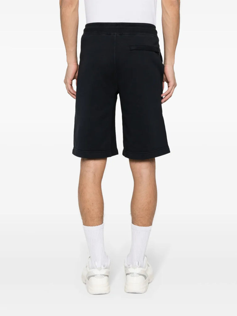 logo-embroidered cotton shorts