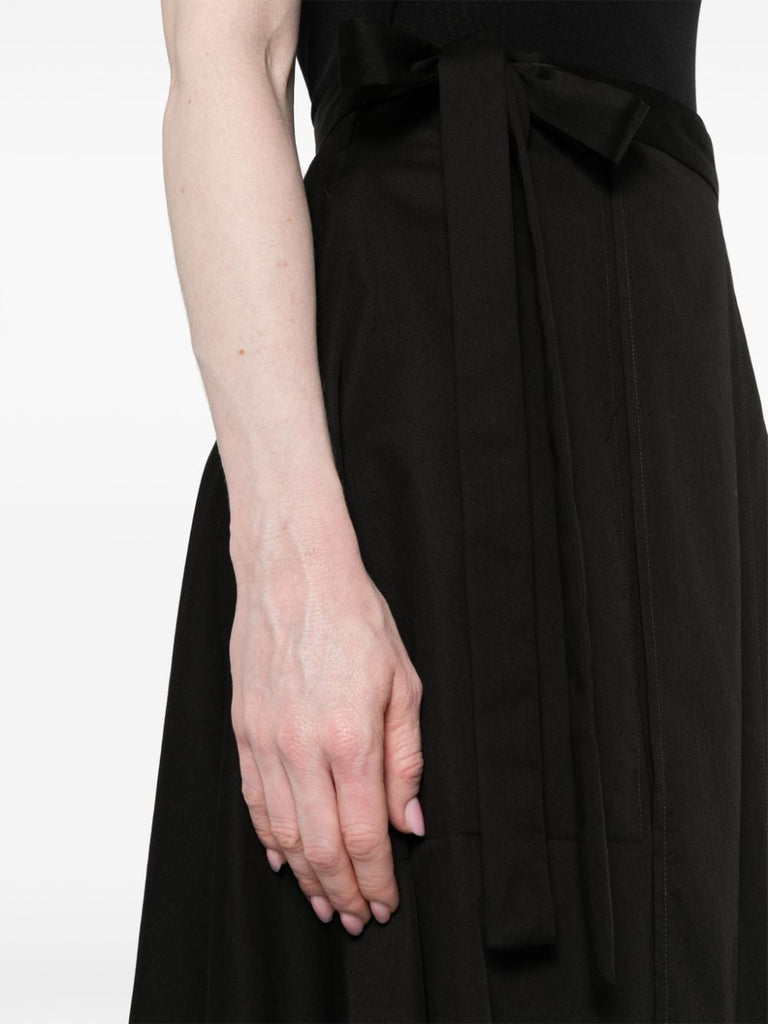Alix black cotton skirt