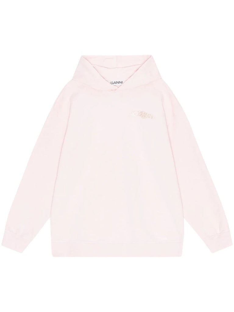 Logo-print cotton hoodie