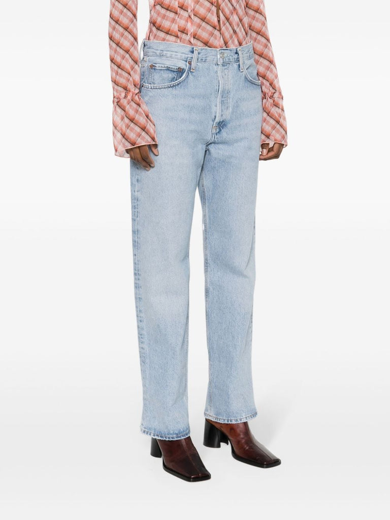 Fran low-rise straight-leg jeans