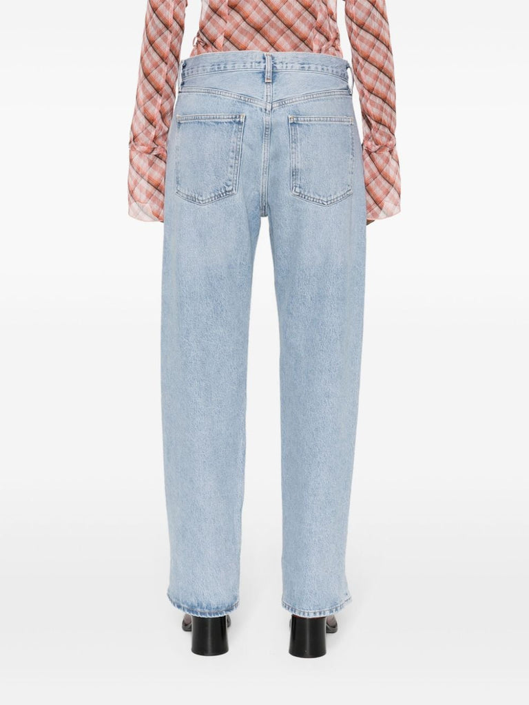 Fran low-rise straight-leg jeans