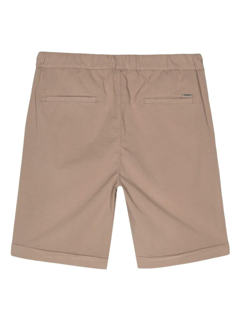 BEIGE cotton bermuda shorts