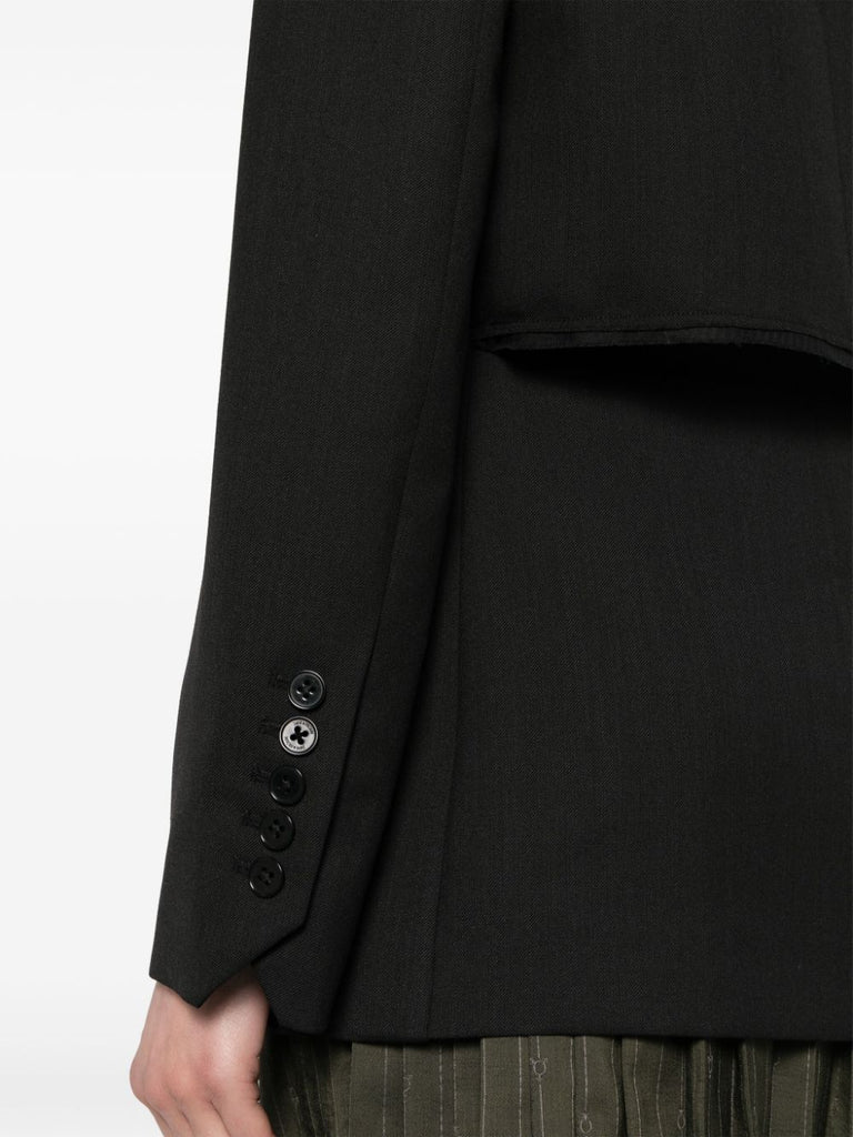 double-breasted blazer