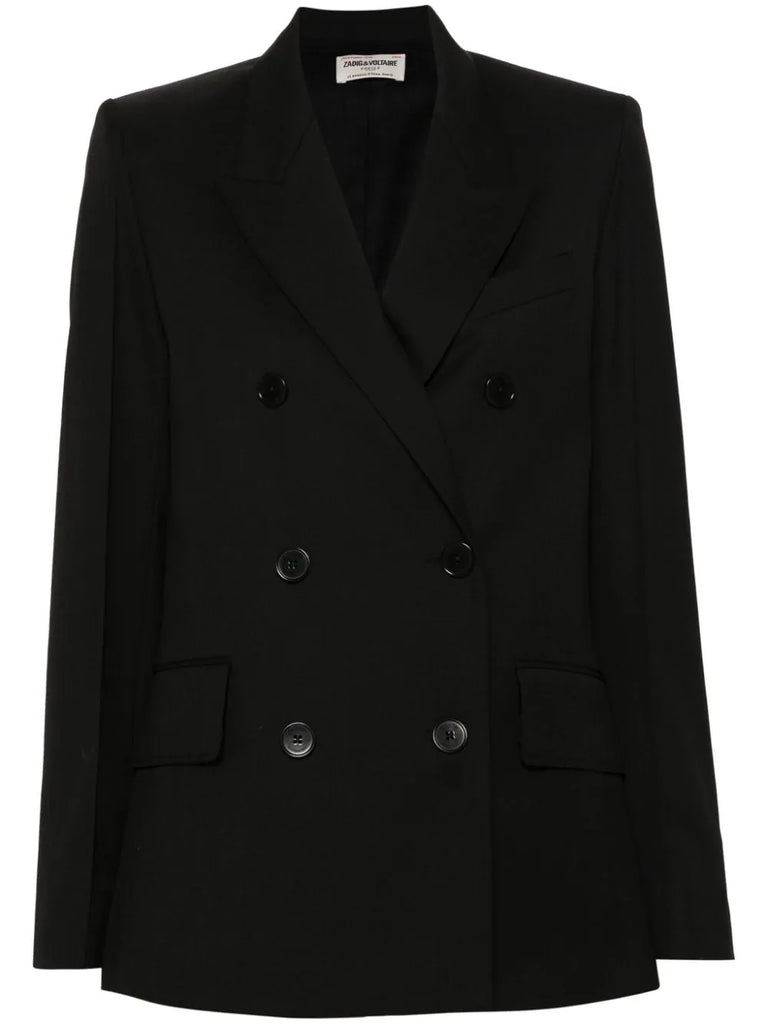 double-breasted blazer