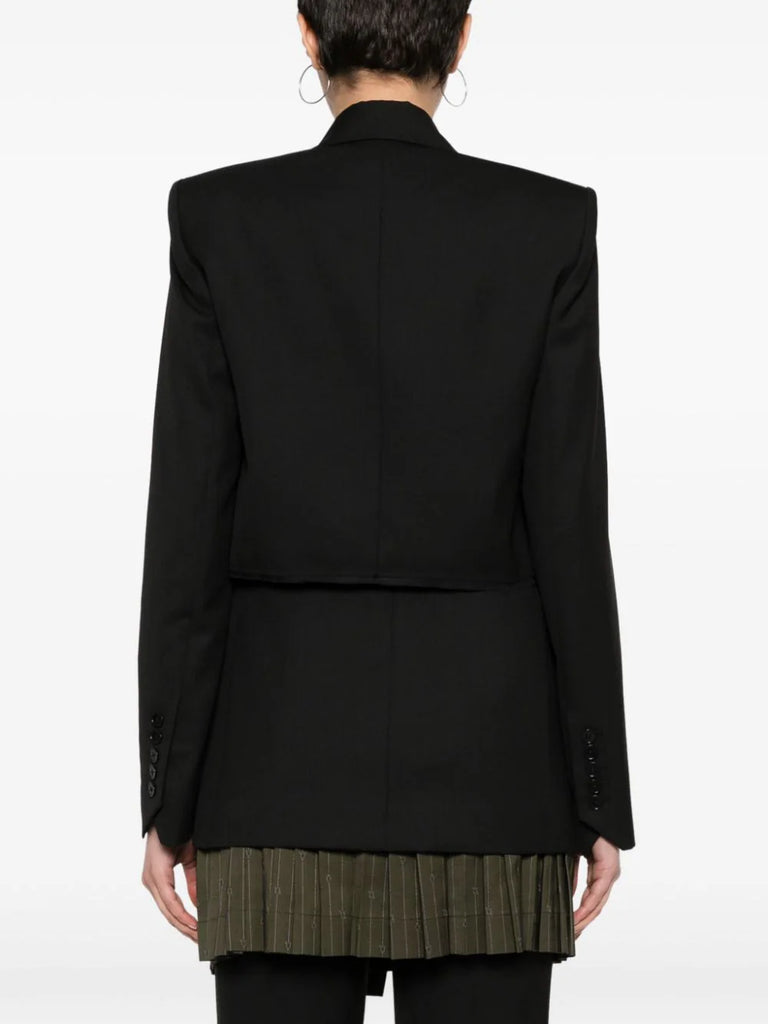 double-breasted blazer