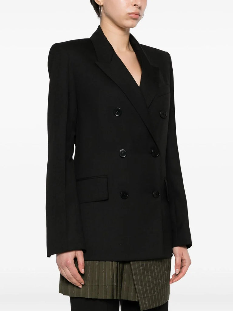 double-breasted blazer