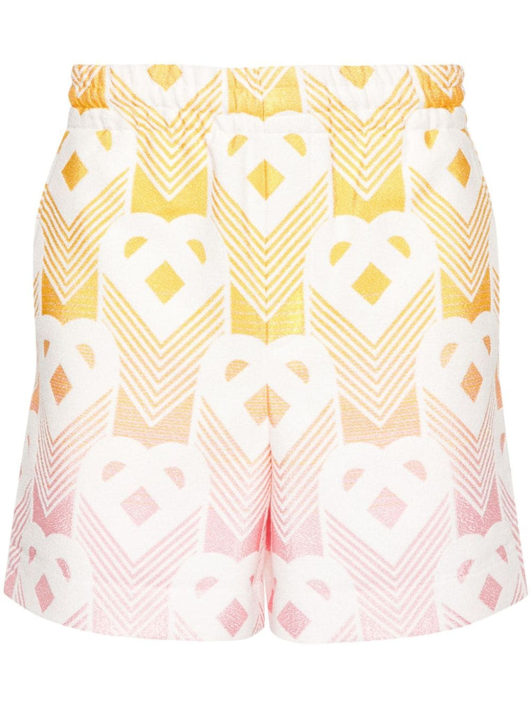 terrycloth-effect shorts