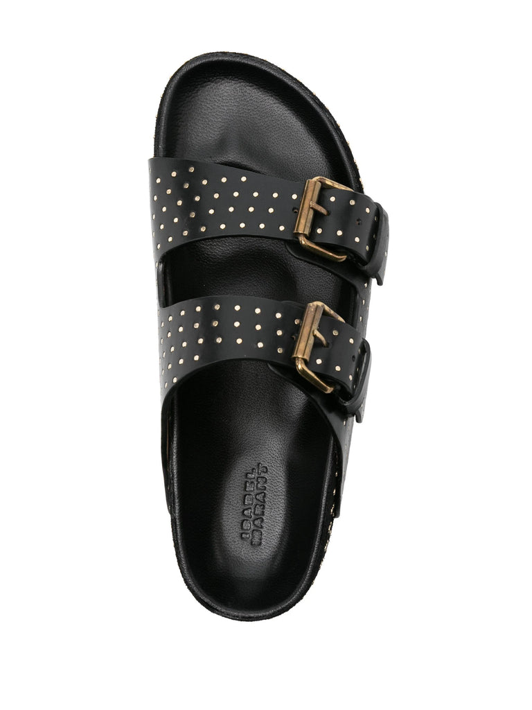 studded leather sandals