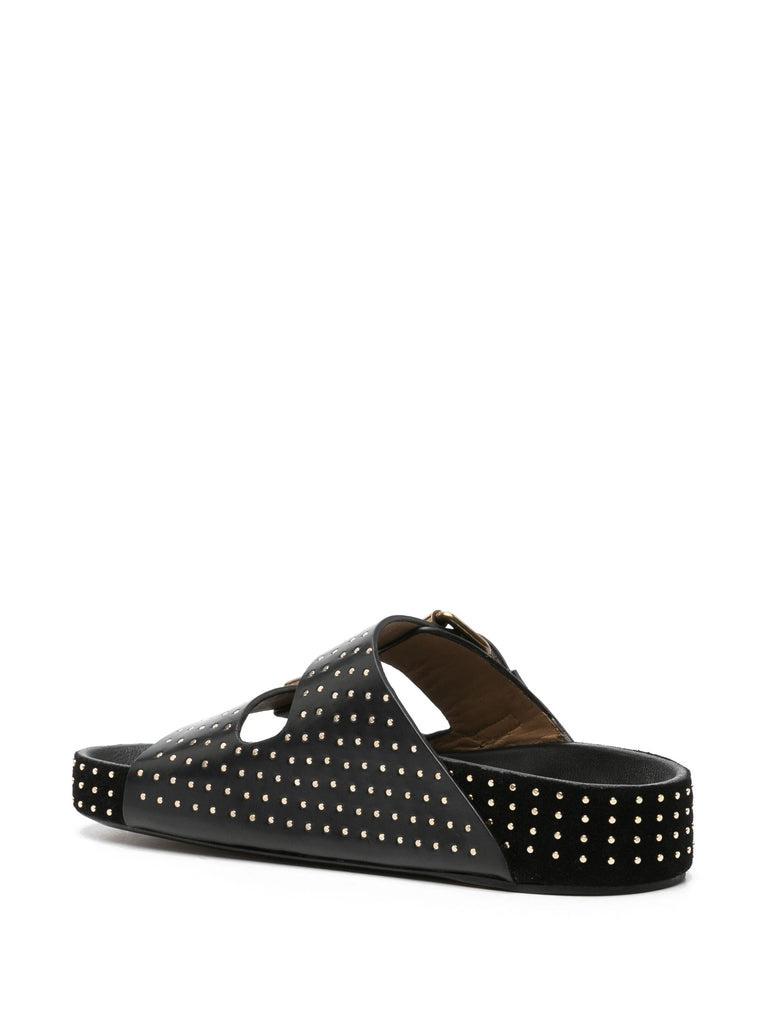studded leather sandals