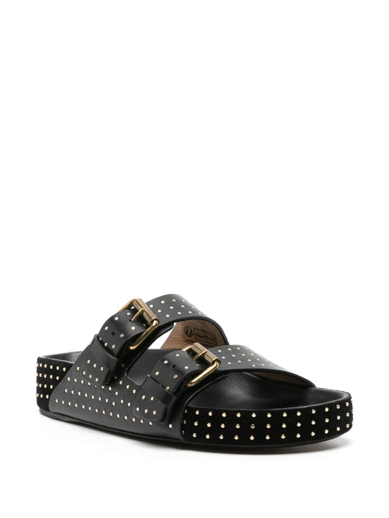 studded leather sandals