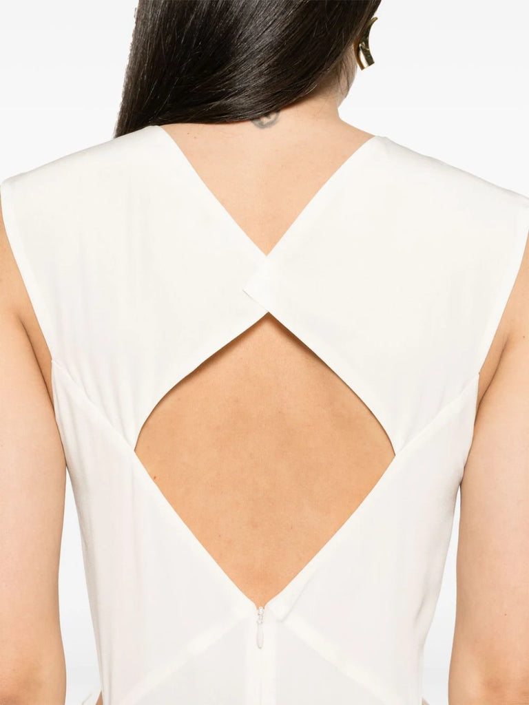 Silky Vichy Danube silk dress