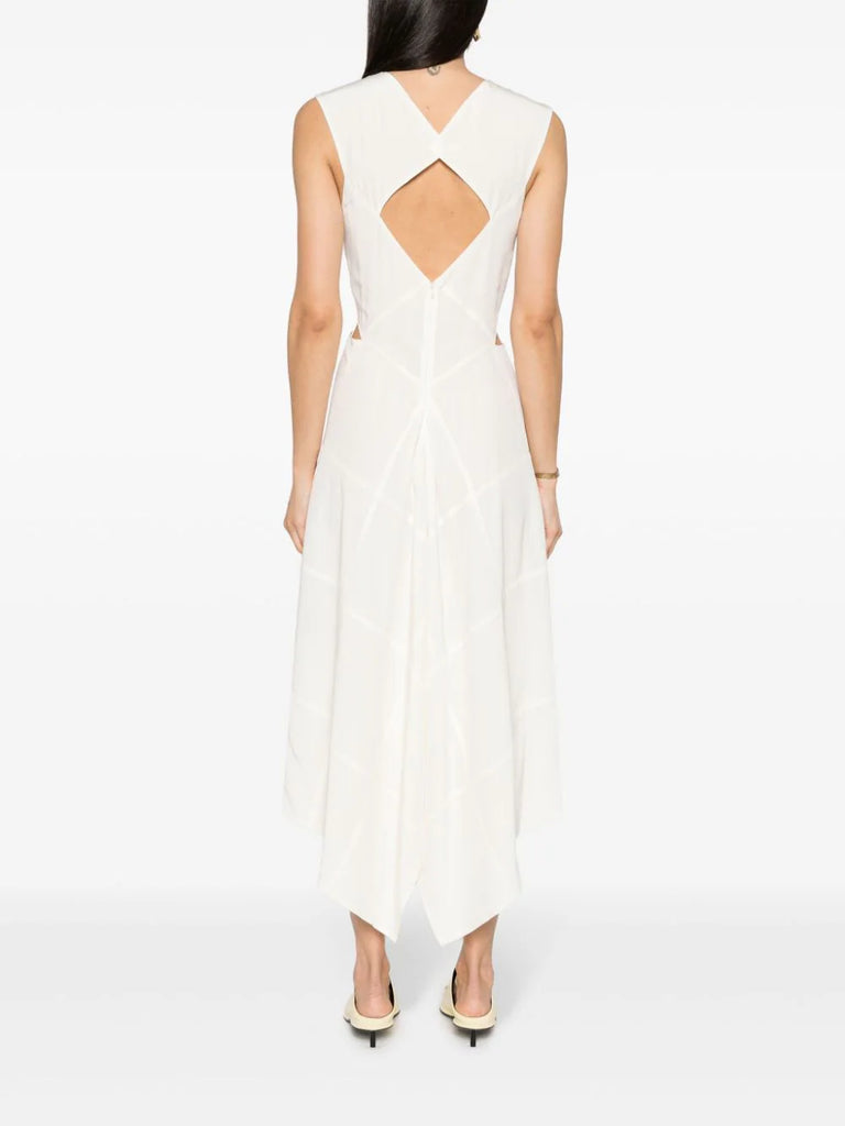 Silky Vichy Danube silk dress