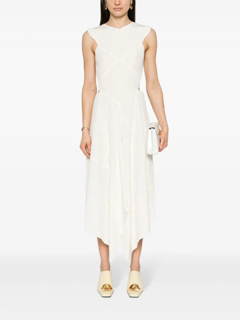 Silky Vichy Danube silk dress