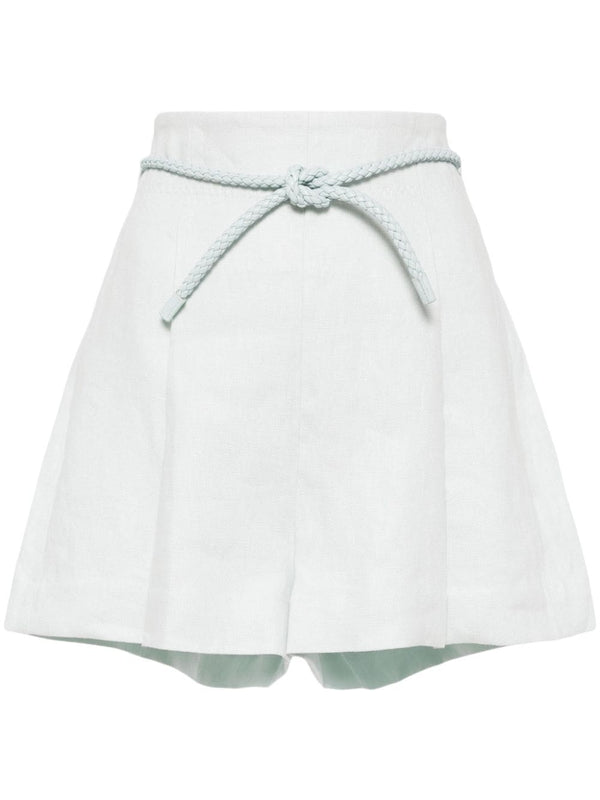 Natura linen mini shorts