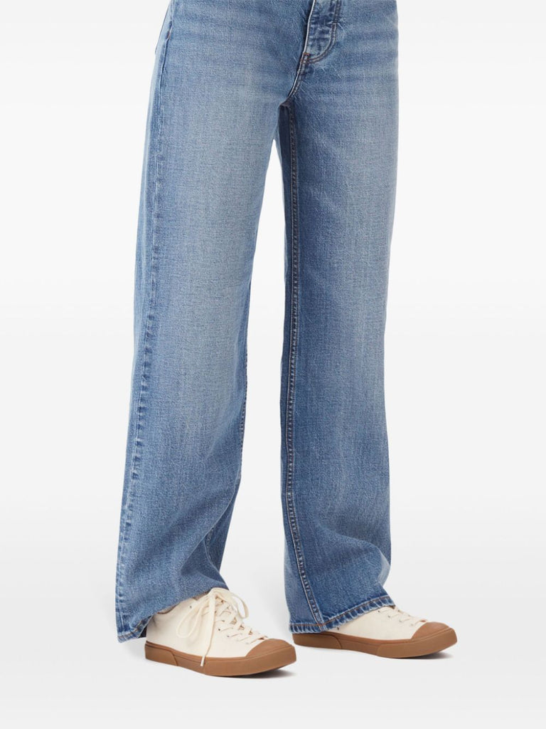 Sneakers aus Bio-Baumwolle mit Logo-Stickerei