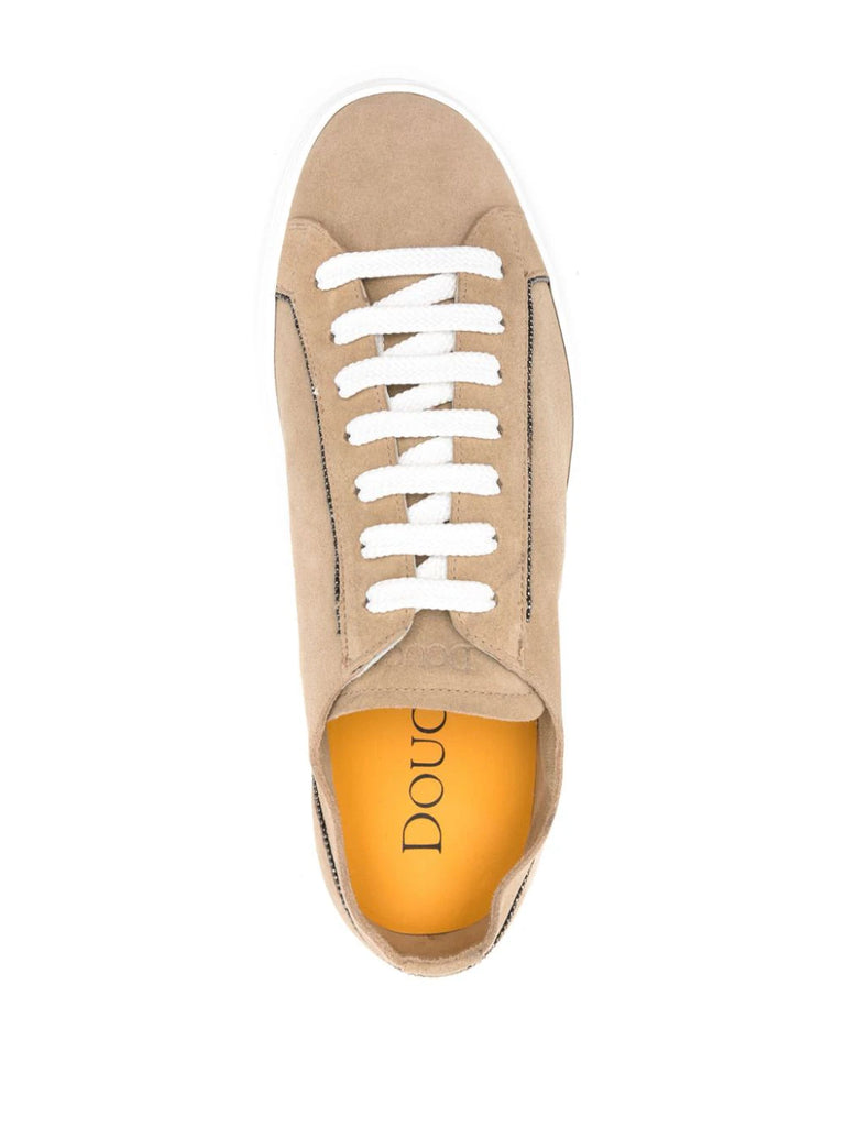 Monili chain-detail suede sneakers