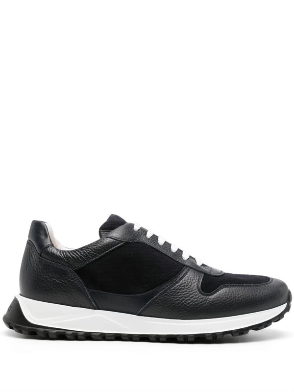 round-toe panelled sneakers