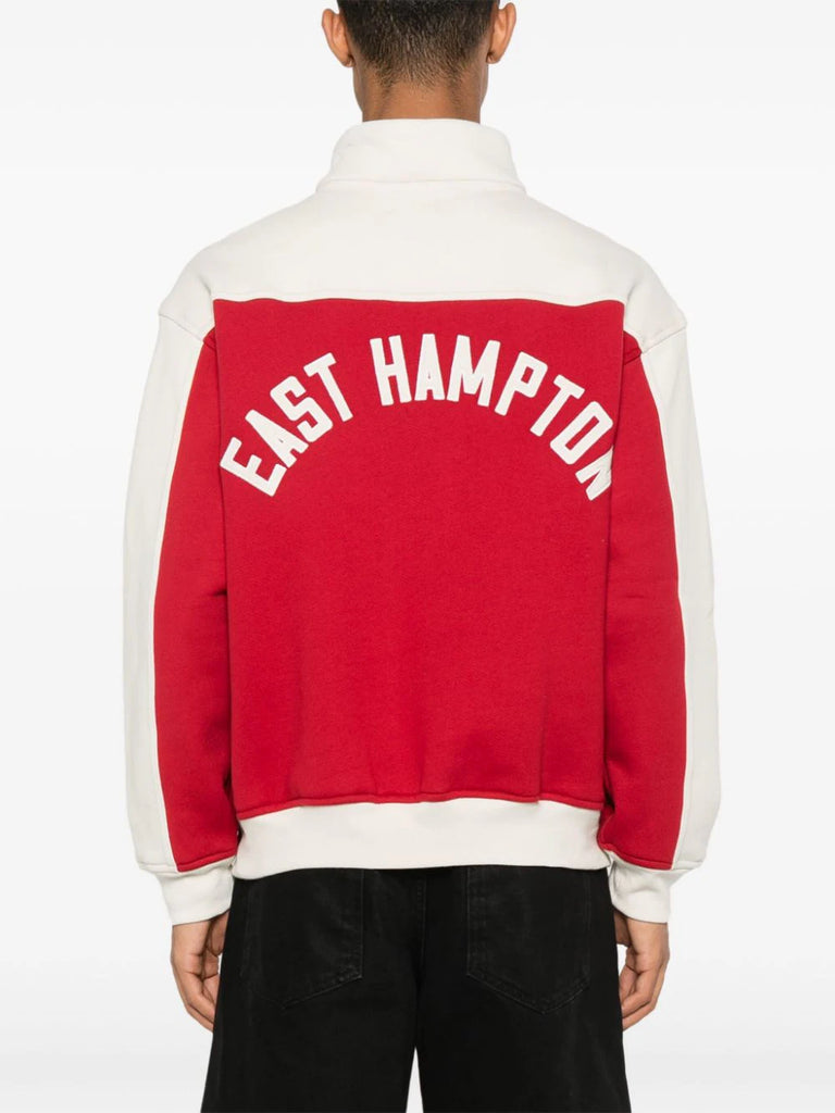 Contrast Varsity cotton sweatshirt