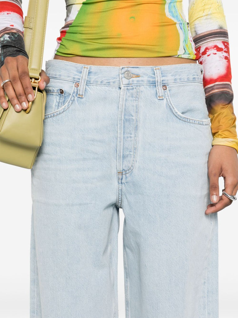 Low Slung Baggy cotton jeans