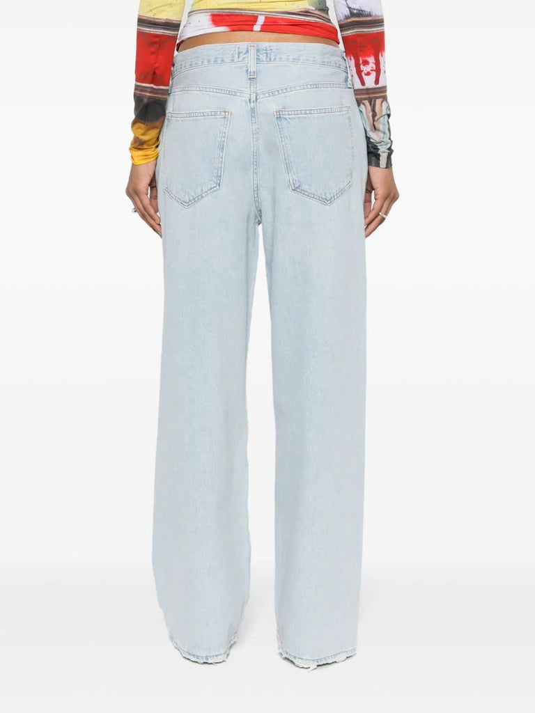Low Slung Baggy cotton jeans