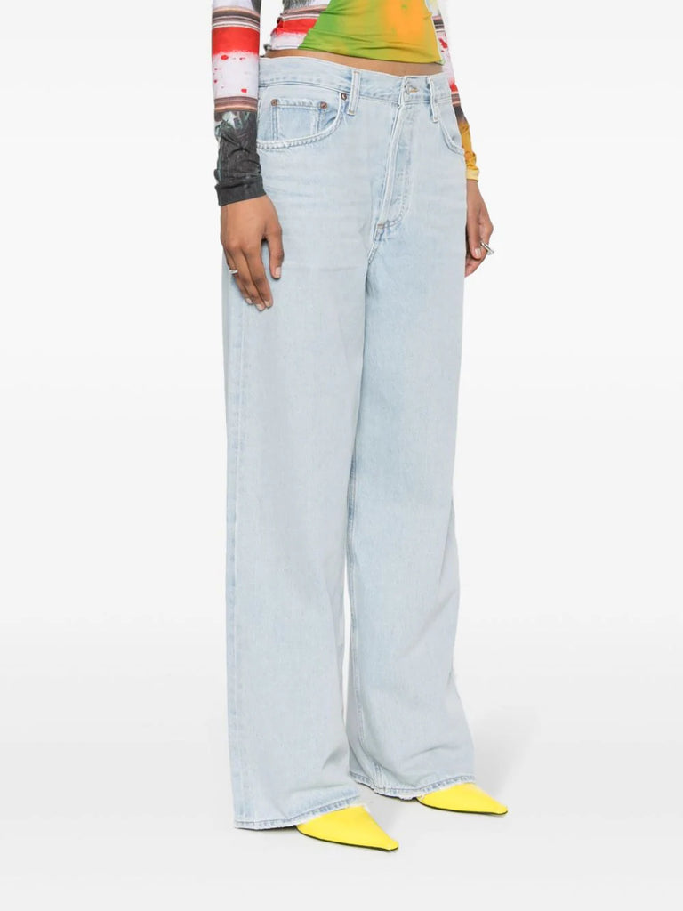 Low Slung Baggy cotton jeans