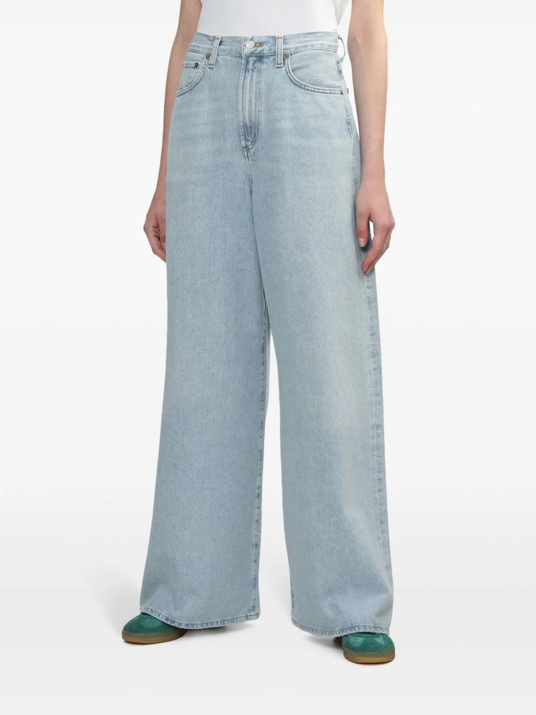 Nolan high-rise wide-leg jeans