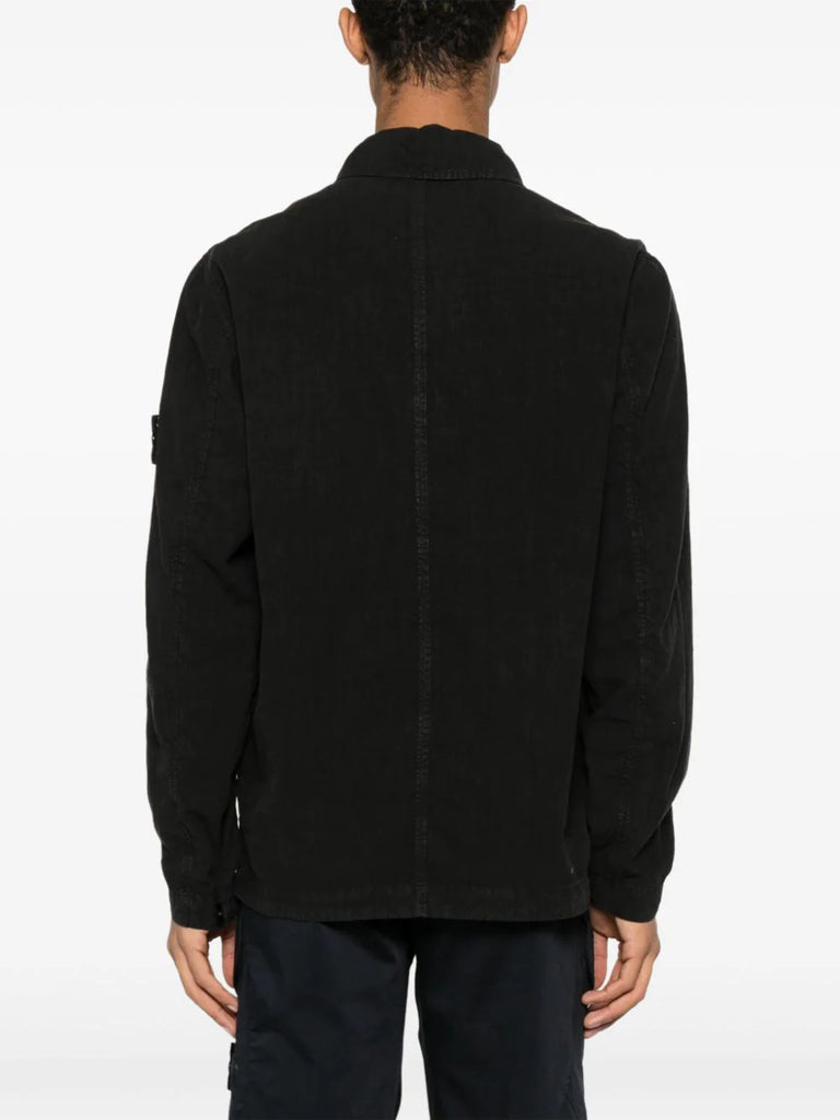 Compass badge shirt jacket