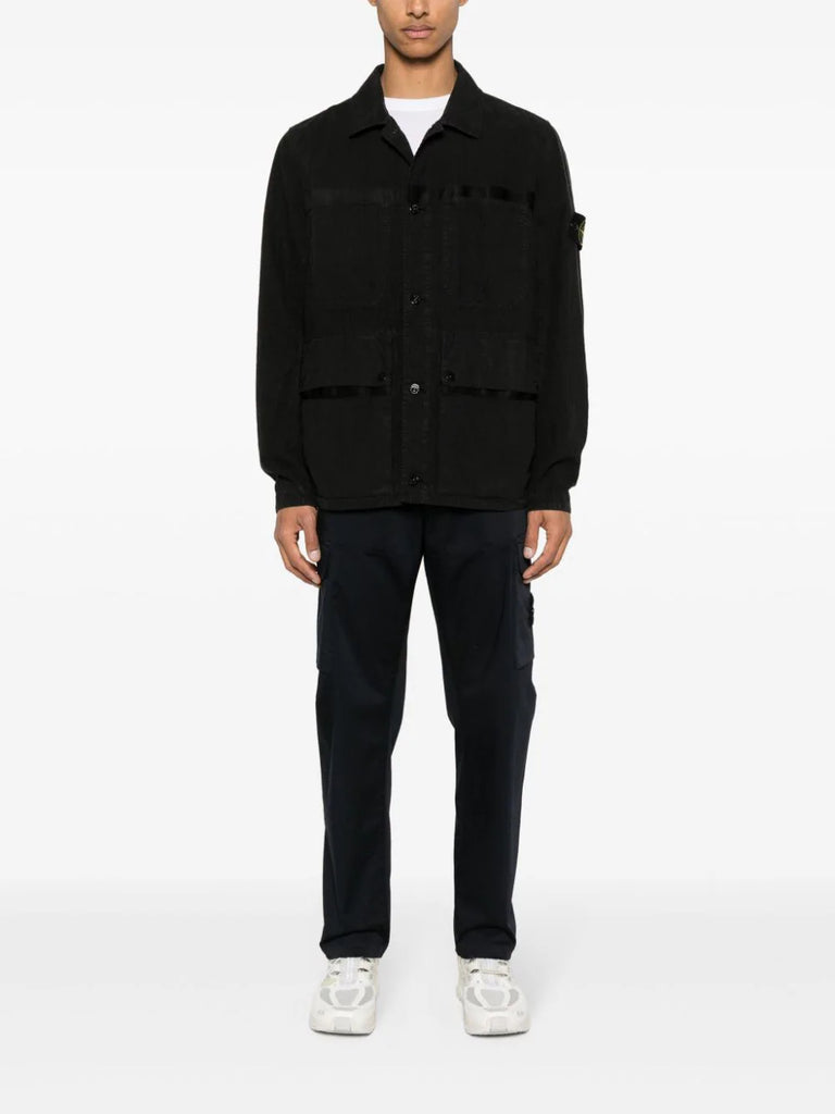 Compass badge shirt jacket