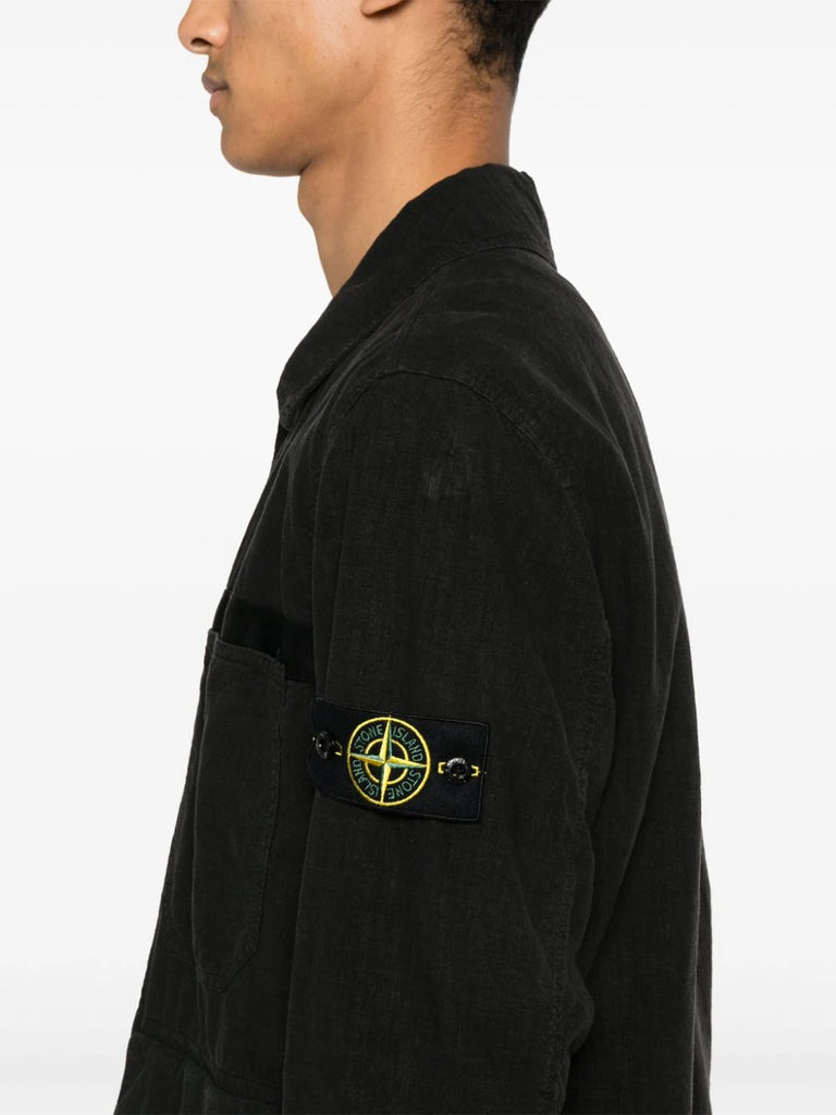 Compass badge shirt jacket