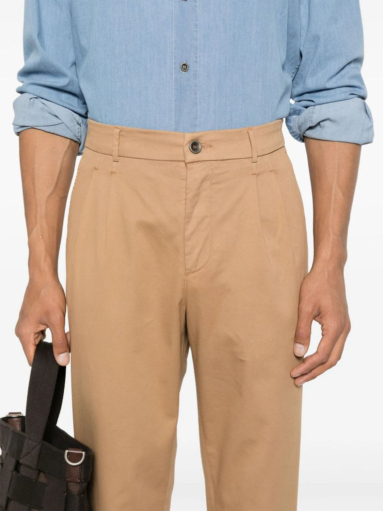 tapered chino trousers
