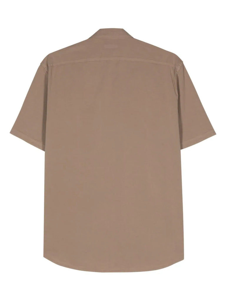 cotton-blend shortsleeved shirt