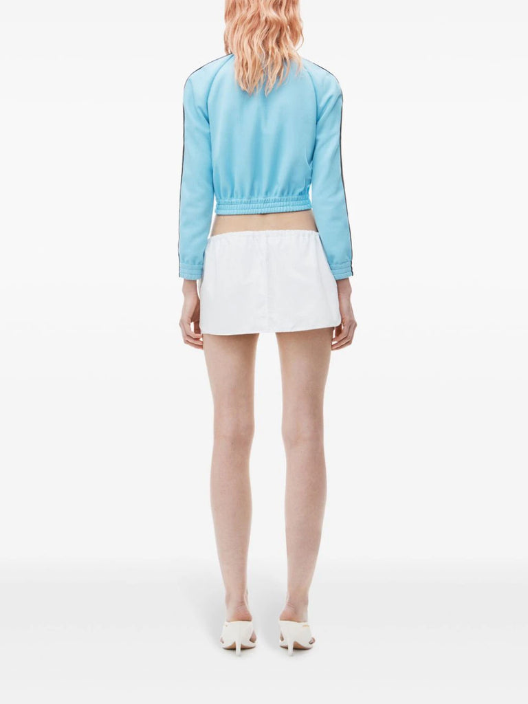 logo-tape cropped track jacket