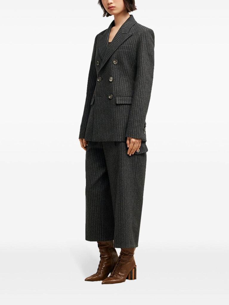 double breasted wool coat