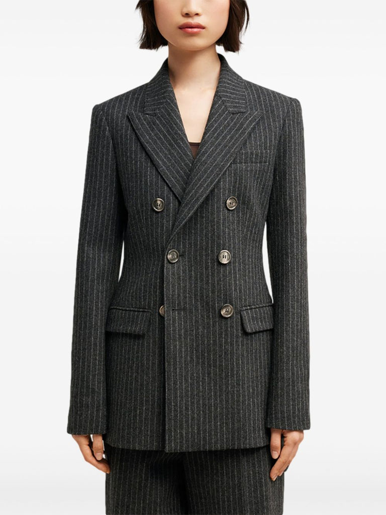 double breasted wool coat