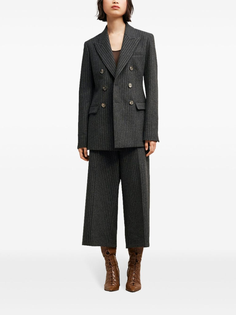 double breasted wool coat