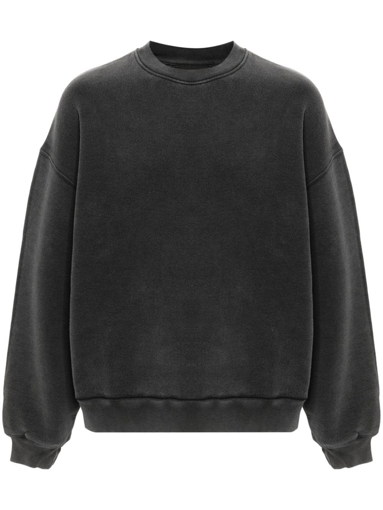 Typo-embroidered jersey sweatshirt